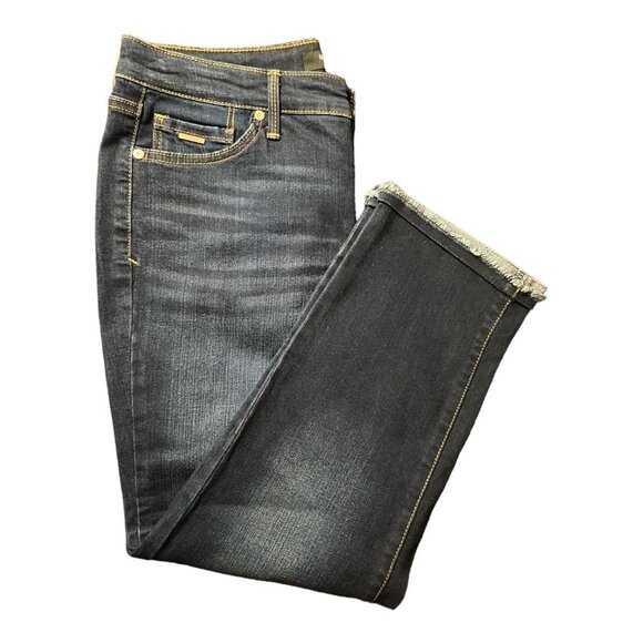 Nine West Womens Size 6 Missy Dark Wash Denim Jeans Mid Rise Five-Pocket Design - Picture 2 of 7